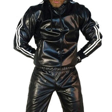 Load image into Gallery viewer, Leather Striped Tracksuit
