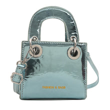 Load image into Gallery viewer, Metallic Crossbody Mini Handbag
