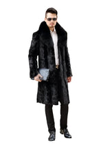 Load image into Gallery viewer, Black Fur Coat
