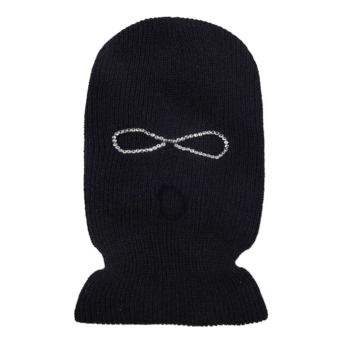 Full Face Crystal Eye Mask Hat-Modern Baby Las Vegas