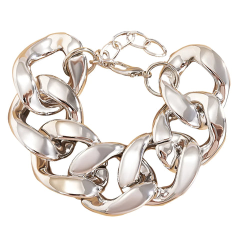 Chunky Cuban Link Chain Bracelet-Modern Baby Las Vegas