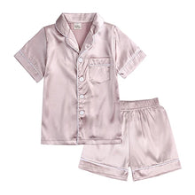 Load image into Gallery viewer, Lined Satin Pajama Set
