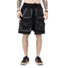 Load image into Gallery viewer, Drawstring Multi-Pocket Cargo Shorts
