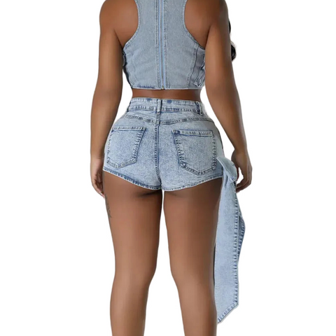 Bownot Denim Shorts