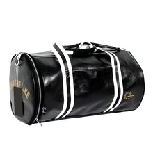 Load image into Gallery viewer, Striped Handle Leather Travel Bag
