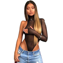 Load image into Gallery viewer, Mesh One Arm Bodysuit
