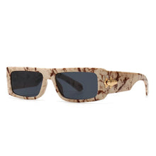 Load image into Gallery viewer, Vintage Rectangle Gold Buckle Sunglasses
