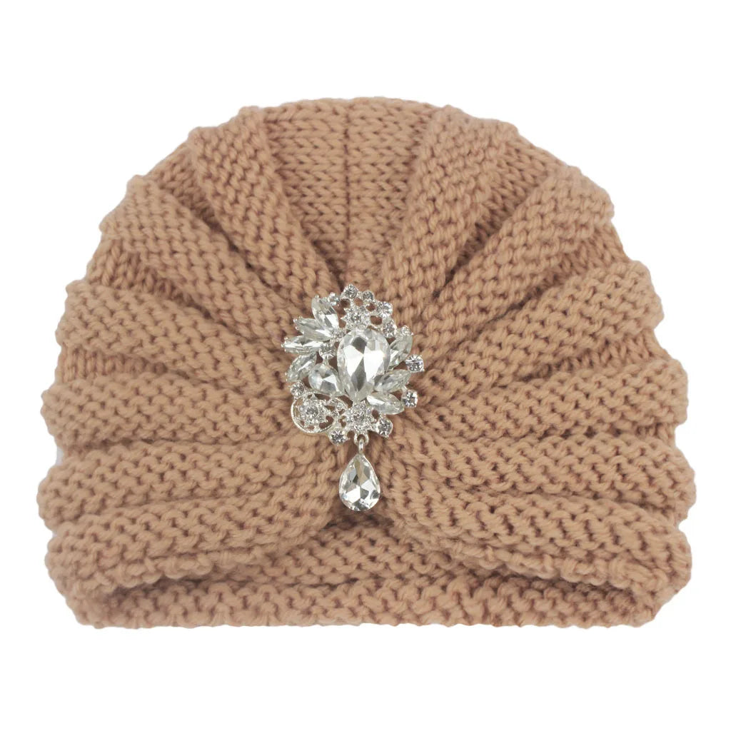 Knitted Crystal Turban