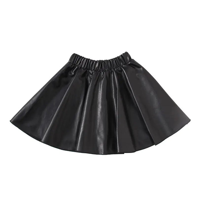 Flared Leather Skirt-Modern Baby Las Vegas