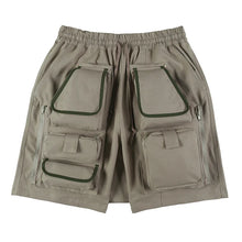 Load image into Gallery viewer, Drawstring Multi-Pocket Cargo Shorts
