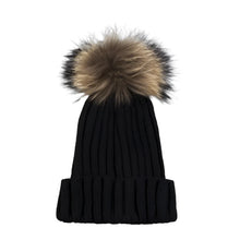 Load image into Gallery viewer, Ribbed Pom Hat
