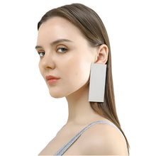 Load image into Gallery viewer, Rectangular Acrylic Stud Earrings
