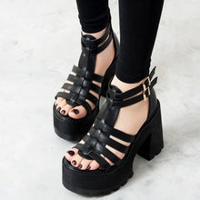 Load image into Gallery viewer, Caged Gladiator Sandals
