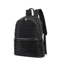Load image into Gallery viewer, Black Studded Backpack-Modern Baby Las Vegas
