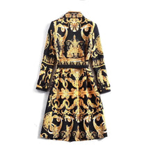 Load image into Gallery viewer, Luxe Print Belted Jacket
