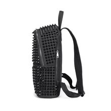 Load image into Gallery viewer, Black Studded Backpack-Modern Baby Las Vegas
