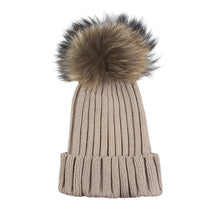 Load image into Gallery viewer, Ribbed Pom Hat
