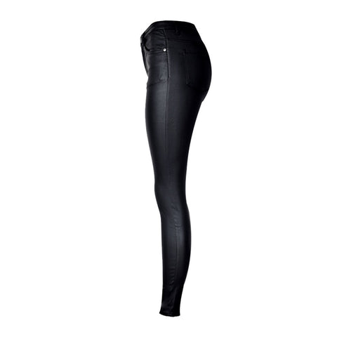High Waist Leather Pants-Modern Baby Las Vegas