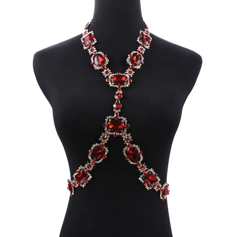 Large Color Crystal Body Chain-Modern Baby Las Vegas