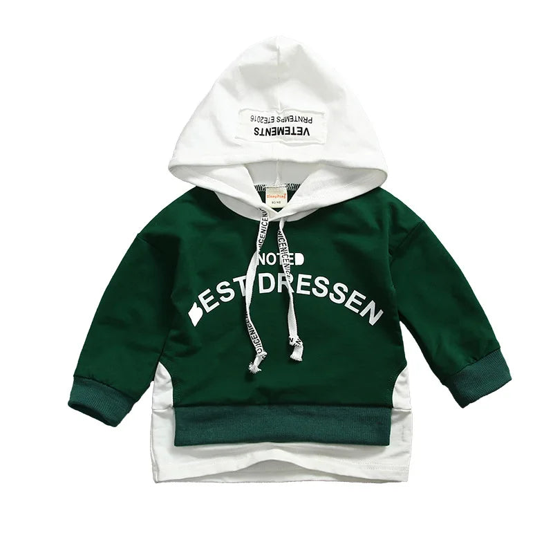 Layered Letter Hoodie