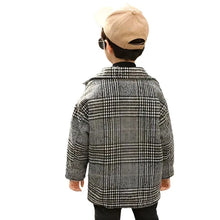 Load image into Gallery viewer, Plaid Button Coat
