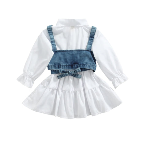 Pearl Beaded Vest Dress Set-Modern Baby Las Vegas