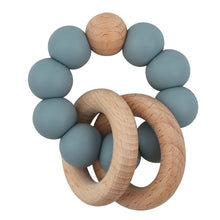 Load image into Gallery viewer, Round Wood Silicone Beaded Toy
