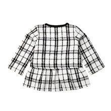 Load image into Gallery viewer, Plaid Jacket And Skirt Set
