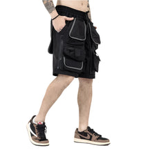 Load image into Gallery viewer, Drawstring Multi-Pocket Cargo Shorts
