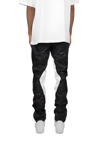 Black and White Leather Pants-Modern Baby Las Vegas