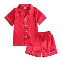 Load image into Gallery viewer, Lined Satin Pajama Set
