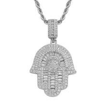 Load image into Gallery viewer, 18k Gold Plated Finger Pendant Necklace
