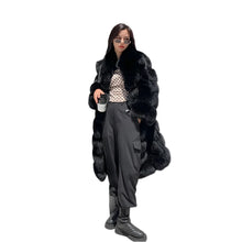 Load image into Gallery viewer, Long Ribbed Fur Coat
