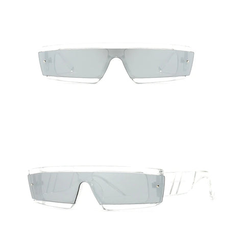 Clear Steam Punk Vintage Sunglasses-Modern Baby Las Vegas