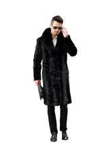 Load image into Gallery viewer, Black Fur Coat
