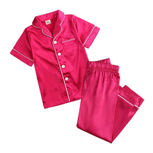 Load image into Gallery viewer, Lined Satin Pajama Set
