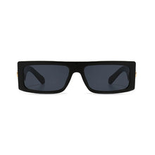 Load image into Gallery viewer, Vintage Gold Accent  Rectangle Sunglasses
