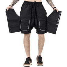 Load image into Gallery viewer, Drawstring Multi-Pocket Cargo Shorts
