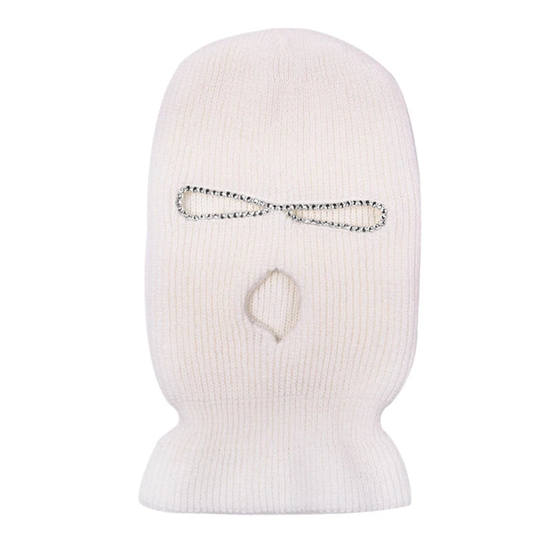 Full Face Crystal Eye Mask Hat-Modern Baby Las Vegas