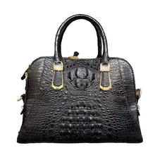 Load image into Gallery viewer, Leather Croc Handbag
