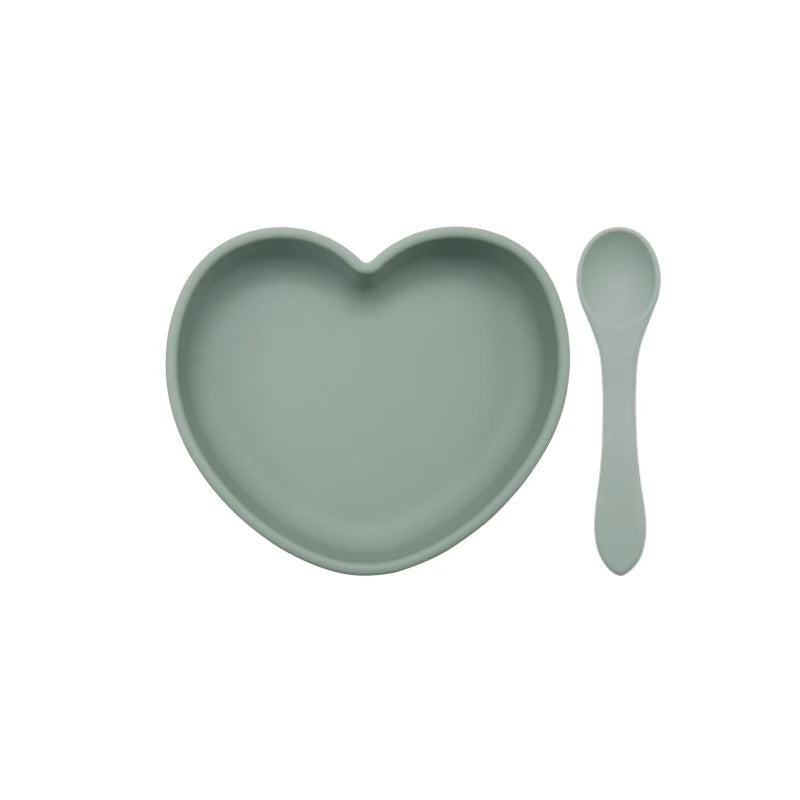 Heart -Shaped Plate Set