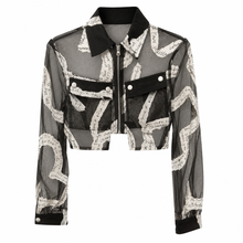 Load image into Gallery viewer, Letter Mesh Jacket
