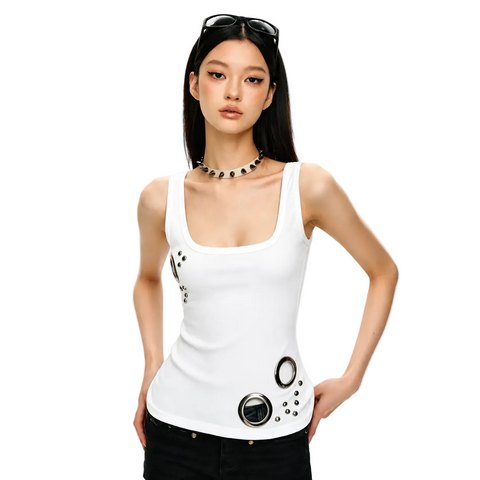 Grommet Tank Top