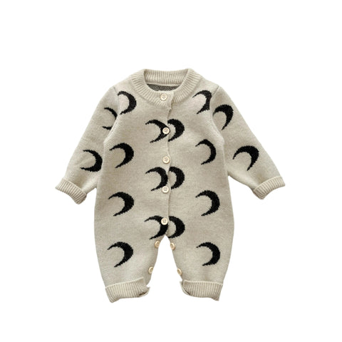 Moon Sweater Romper-Modern Baby Las Vegas