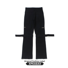 Load image into Gallery viewer, Y2K Zipper Buckle Denim Jeans
