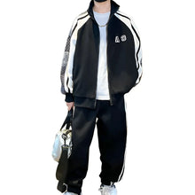 Load image into Gallery viewer, Patch Bandana Striped Tracksuit
