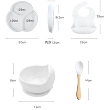 Load image into Gallery viewer, Silicone Marble Print Dinnerware Set | Modern Baby Las Vegas
