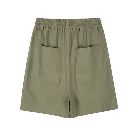 Multi-Pocket Zipper Harem Shorts-Modern Baby Las Vegas