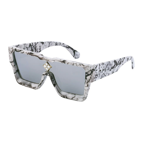 Rhinestone Square Sunglasses-Modern Baby Las Vegas