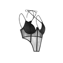 Load image into Gallery viewer, Patch Mesh Corset Top
